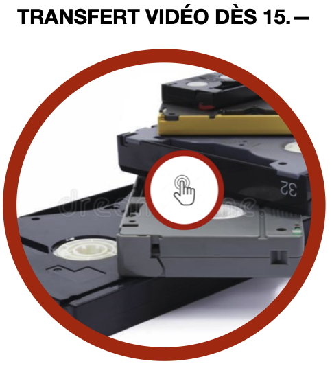 VIDÉO DÈS 15.-- SUR DVD - ENTRE 20.-- à 15.-- EN FICHIER MOV/MP4 SELON QUANTITÉ