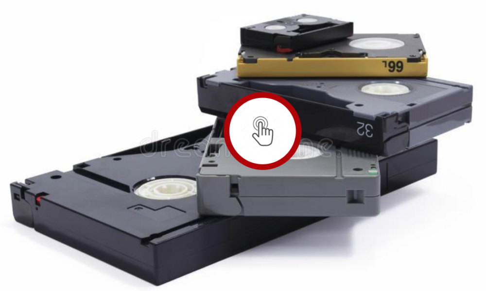 CASSETTE VIDÉO (SANS LIMITATION DE DURÉE)